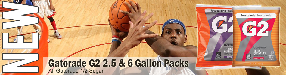 Gatorade G2 2.5 & 6 Gallon Packs powder