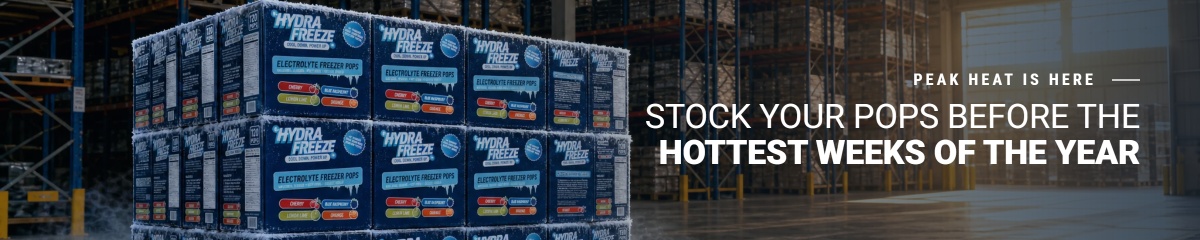 Two a Days and 100 Degree Job Sites: Hydrafreeze Is Fully Stocked and Pallet Ready Right Now
