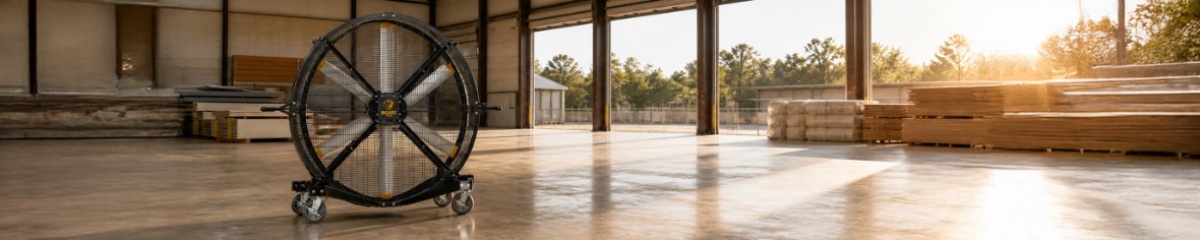 Cooling the Jobsite: Evaporative Coolers and Fans for Crew Heat Relief