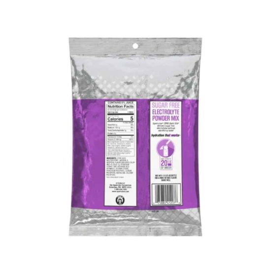 Sqwincher Zero Qwik Stik 20 oz Powder Concentrate Grape, 500/Case