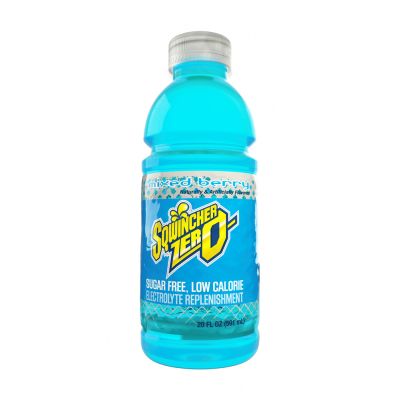 Sqwincher Zero Sugar Free Wide Mouth 20oz Bottle, 24/Case