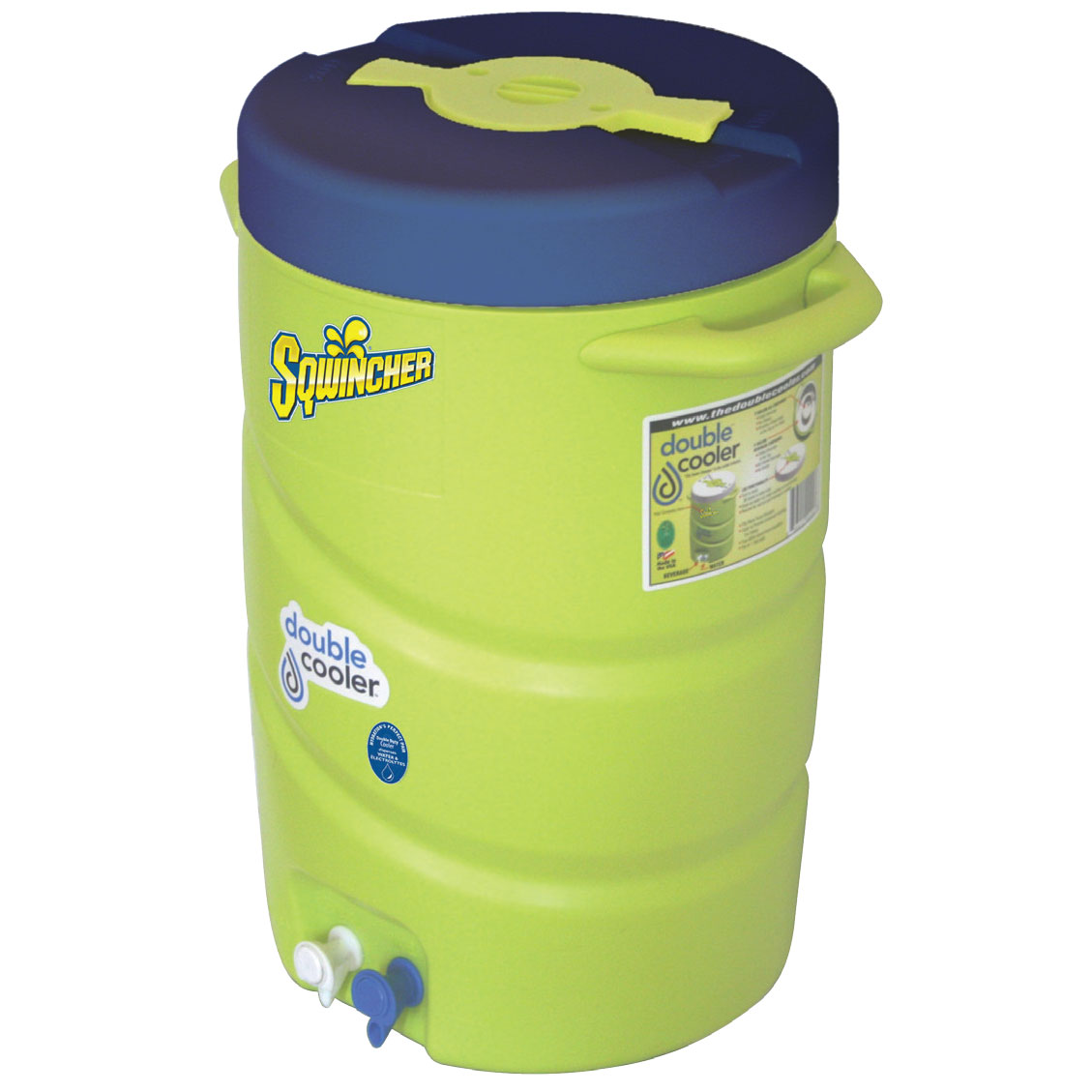 5 Cases Sqwincher LITE Low Calorie 3 Gallon Packs & FREE Double Cooler Hydration Depot