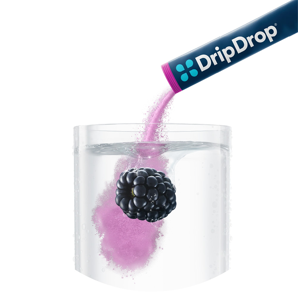 DripDrop Electrolyte Powder Sticks - Berry, Pack of 100
