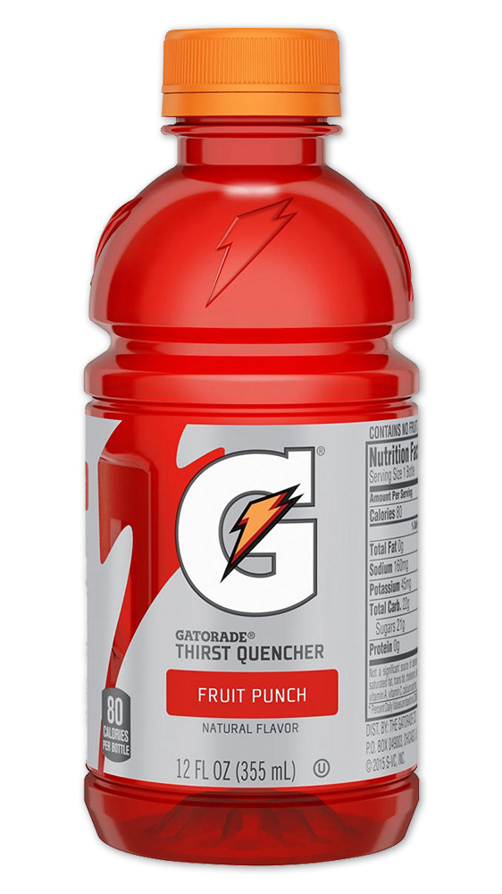 Gatorade 12 oz Bottle Ready to Drink - 28/Case