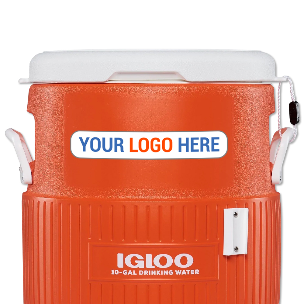 Orange Igloo, Igloo 5 Gallon Beverage Dispenser, Beverage Dispenser