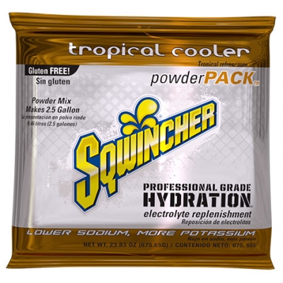 Sqwincher Tropical Cooler 2.5 Gallon Powder Pack