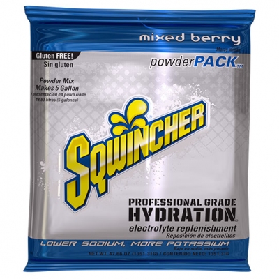 Sqwincher Mixed Berry 5 Gallon Powder Pack