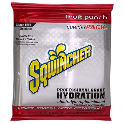 Sqwincher Fruit Punch 5 Gallon Powder Pack