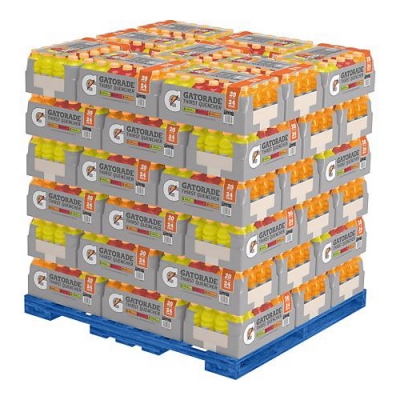 Gatorade 20 oz Wide Mouth Bottles -54 Assorted Case Pallet- Fast Shipping