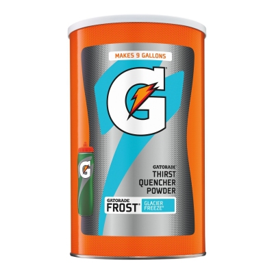 Gatorade Glacier Freeze 9 Gallon Instant Powder - 76.5 oz Gatorade Mix