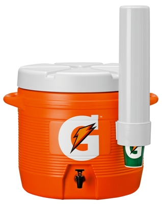 Gatorade 7 Gallon Cooler w/Dispenser - Original Bright Orange Design