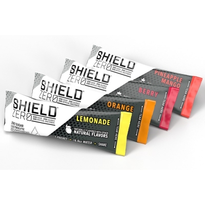 Shield ZERO Electrolyte Hydration Powder Sticks - Single Serve