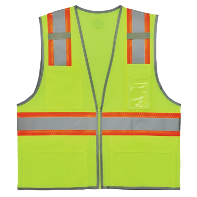 GloWear 8246Z Two-Tone Mesh Hi-Vis Safety Vest - Type R, Class 2