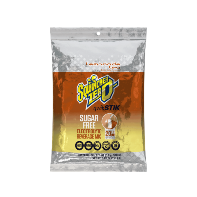 Sqwincher Zero Qwik Stik 20 oz Sugar Free Powder Concentrate - Lemonade Tea