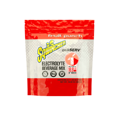 Sqwincher Qwik Serv 16.9 oz  Instant Powder Fruit Punch - 1.26 oz Instant Powder Mix 