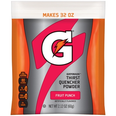 Gatorade Fruit Punch 1 Quart Instant Powder - 2.12 oz