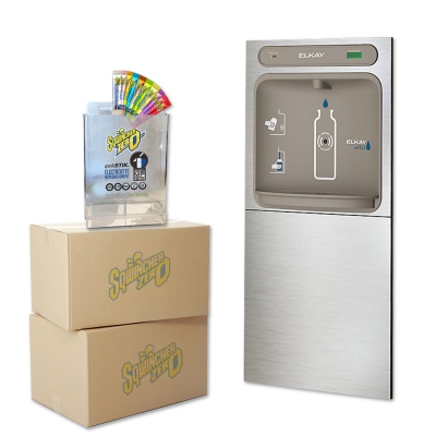 Elkay In-Wall Bottle Filling Station & Sqwincher Bundle 