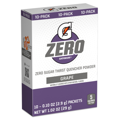 Gatorade Zero Bulk Grape Powder - 120 Sticks