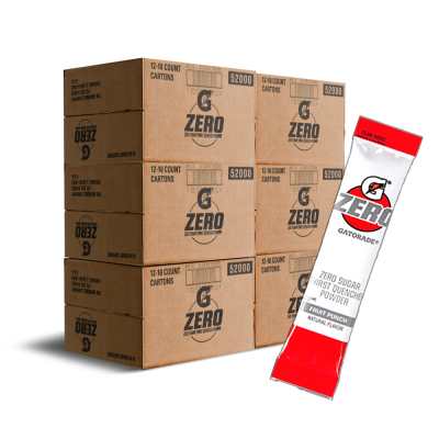 Gatorade Zero Bulk Fruit Punch Powder - 720 Sticks