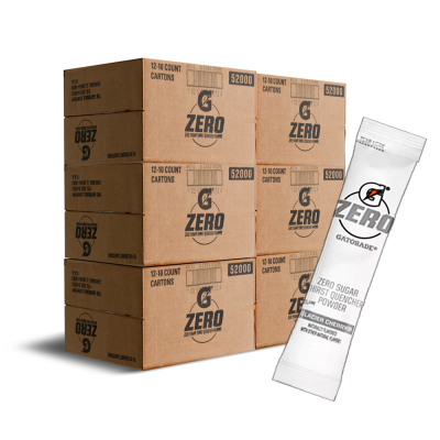 Gatorade Zero Bulk Glacier Cherry Powder - 720 Sticks