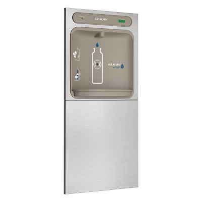 Elkay ezH2O In-Wall Bottle Filling Station with Mounting Frame Filtered Non-Refrigerated Stainless