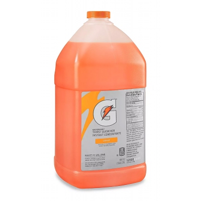 Gatorade Orange 1 Gallon Liquid Concentrate - 4/Case 