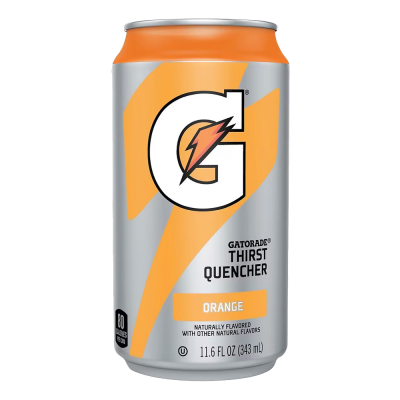 10 Case Bundle Gatorade Cans - Orange - Can Gatorade 11.6 oz