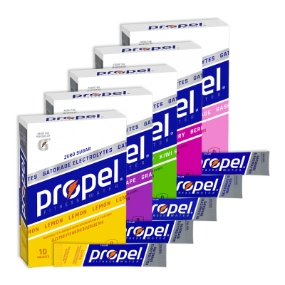 Propel Zero Calories Single Powder Sticks - Pack of 120