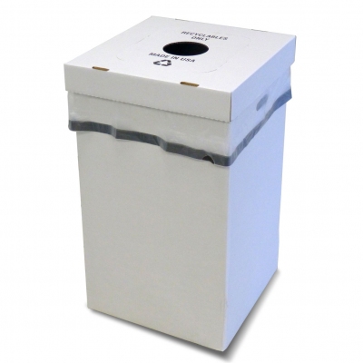 Disposable Trash Container w/Multi-Function Lid