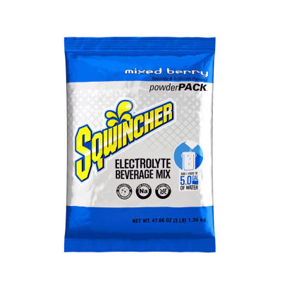 Sqwincher Mixed Berry 5 Gallon Powder Pack