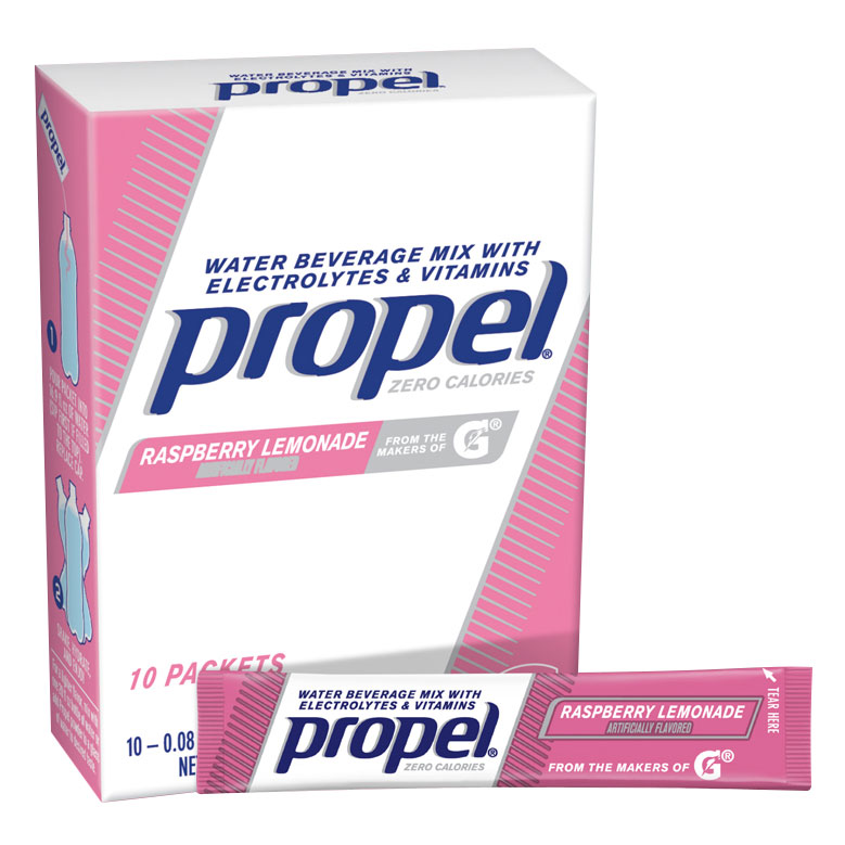 Propel Zero Raspberry Lemonade Powder Packets - Propel Packs