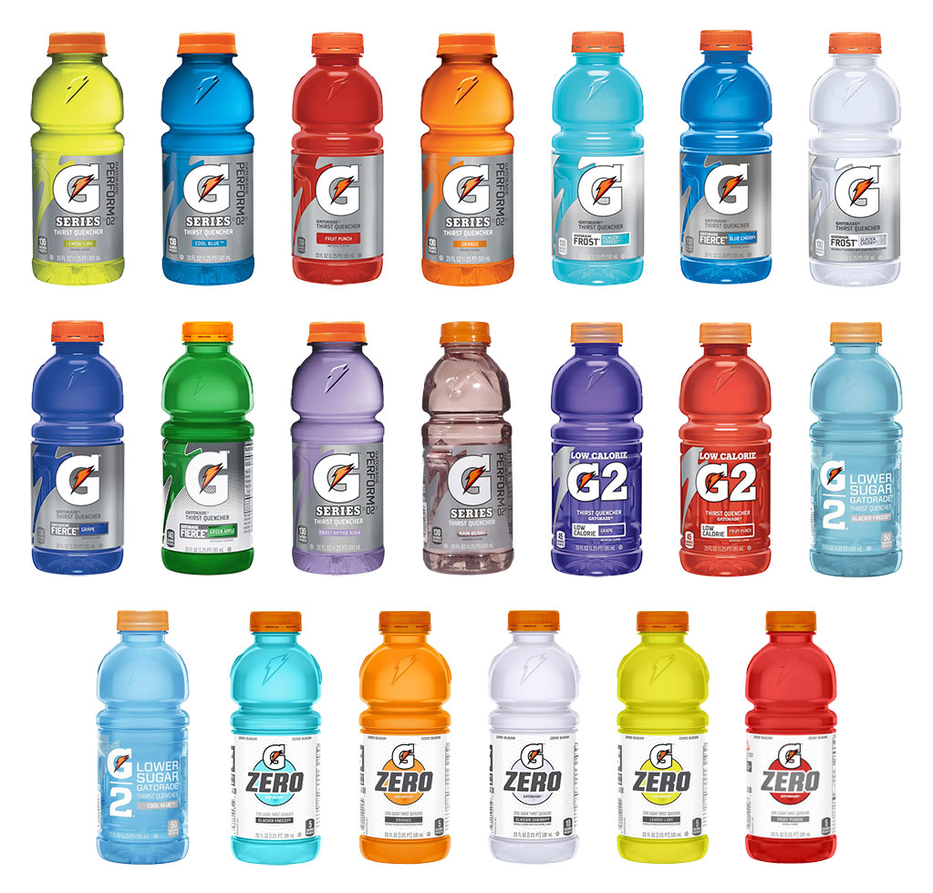 Gatorade 20 oz. Wide Mouth Bottles