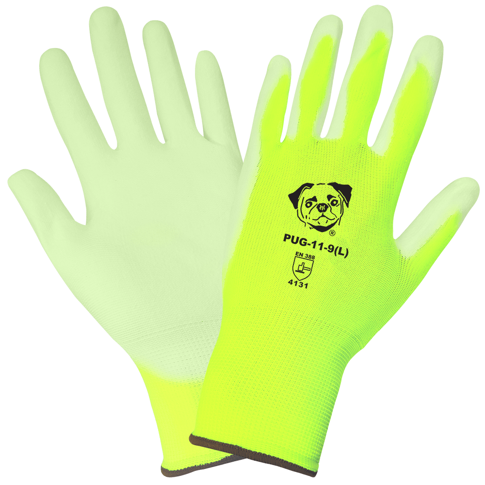 PUG™ High-Visibility Polyurethane Coated Gloves - PUG-11