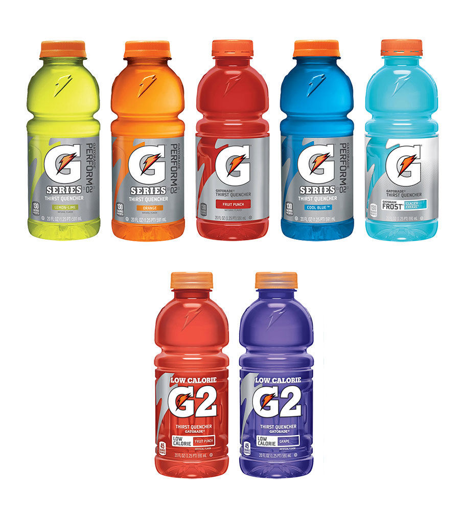 Gatorade 20 oz Wide Mouth Bottle - 24 Bottles - Hydration Depot