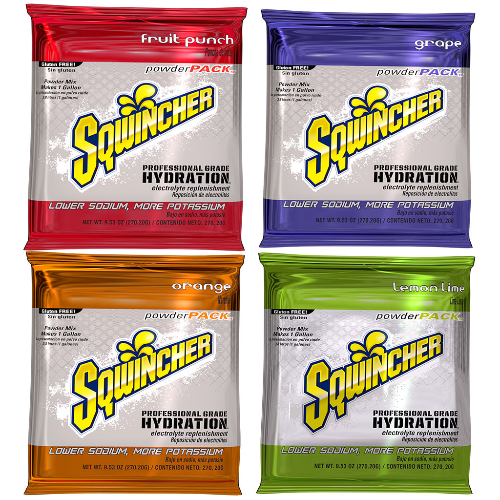 Sqwincher 1 Gallon Assorted Powder Pack - Hydration Depot