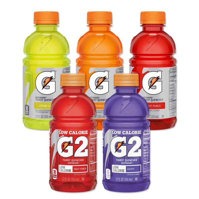 Gatorade Water Bottle Set of 12