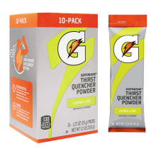 Gatorade Lemon-Lime 1.23 oz Powder Sticks - Instant Gatorade Packs (Pack of 80)