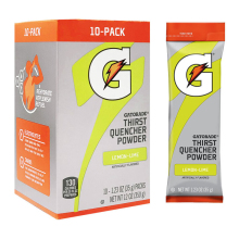 Gatorade Lemon-Lime 1.23 oz Powder Sticks - Instant Gatorade Packs - 80 Sticks