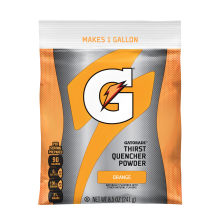 Gatorade Orange 1 Gallon Instant Powder - 8.5 oz Instant Gatorade Mix