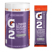 G2 Grape .52 oz Powder Sticks Pack - Low Calorie Sports Drink