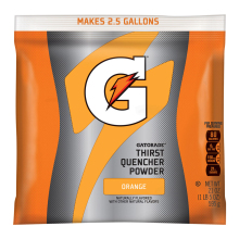 Gatorade Orange 2.5 Gallon Instant Powder Mix - 21 oz Gatorade Mix