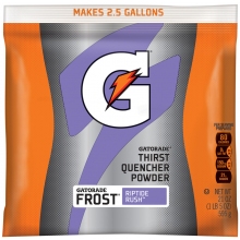 Gatorade Riptide Rush 2.5 Gallon Instant Powder Mix - 21 oz Gatorade Mix