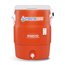 Exclusive Hydration Depot 10 Gallon Cooler w/Custom Logo 