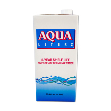 30 Case Pack Aqua Literz Emergency Drinking Water - 5 year Shelf Life