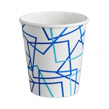 Hydration Depot 7oz Blue & White Poly Paper Cold Cup - 2000/case 
