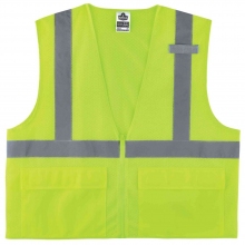 GloWear 8220Z Mesh Hi-Vis Safety Vest - Type R Class 2 - Zipper