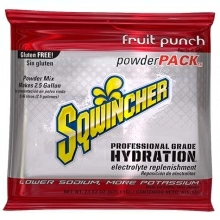 Sqwincher Fruit Punch 2.5 Gallon Powder Pack