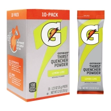 Gatorade Lemon-Lime 1.23 oz Powder Sticks - Instant Gatorade Packs (Pack of 80)