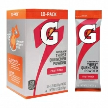 Gatorade Fruit Punch 1.23 oz Powder Sticks - Instant Gatorade Packs (Pack of 80)