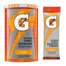 Gatorade Orange 1.23 oz Powder Packets - Instant Gatorade Packs